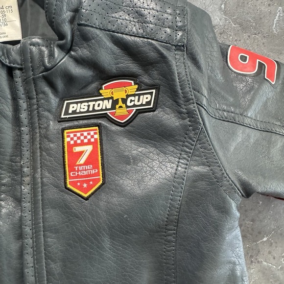 Disney Lightning McQueen Cars‎ Vintage Zip Jacket Boys Size 4. - Picture 6 of 10
